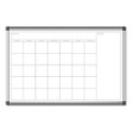 Paperperfect UBrands UBR 35 x 23 in. Pinit Magnetic Dry Erase Calendar Board White PA2659679